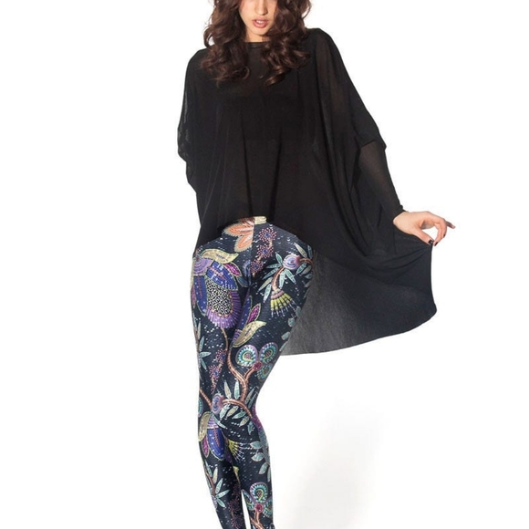 BLACK MILK NOT ACTUALLY SEQUINS LEGGINGS SMALL - Picture 3 of 4